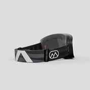 ANIMØ Black Tiger zwarte skibril dames heren | schwarze Skibrille Damen Herren