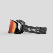 ANIMØ Black Tiger zwarte skibril magnetische lens| schwarze Skibrille Wechselglas