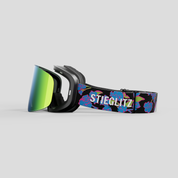 ANIMØ Bumblebee bloemen skibril magnetische lens | blumen Skibrille Wechselglas