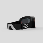 ANIMØ Black Mamba zwarte skibril kind | Skibrille schwartz Kind
