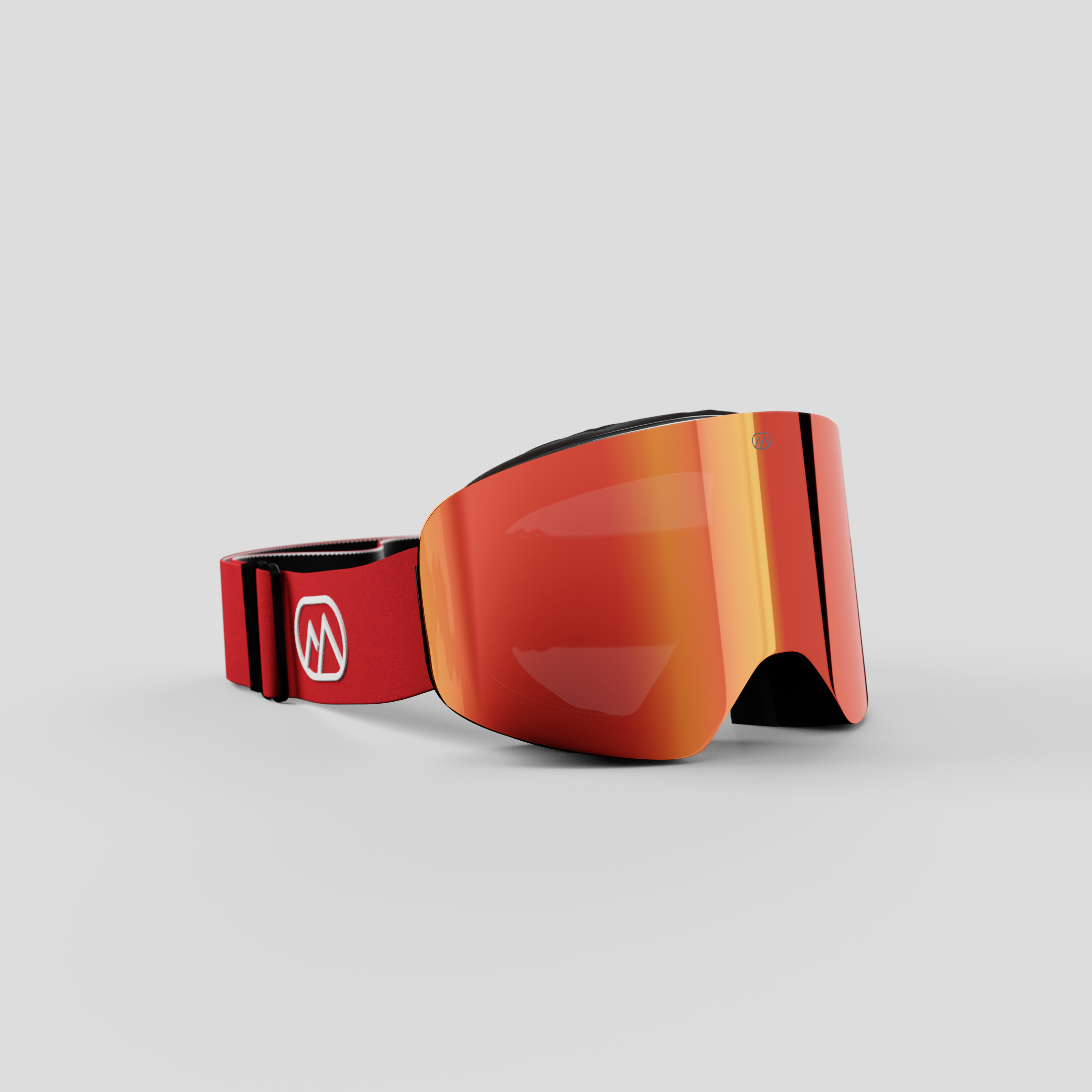 ANIMØ Red Panda UV-bescherming rood | UV-Schutz Skibrille rot