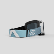ANIMØ Swordfish blauw-grijze skibril dames heren | blau-graue Skibrille Damen Herren