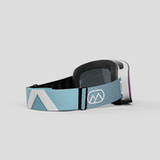 ANIMØ Swordfish blauw-grijze skibril dames heren | blau-graue Skibrille Damen Herren