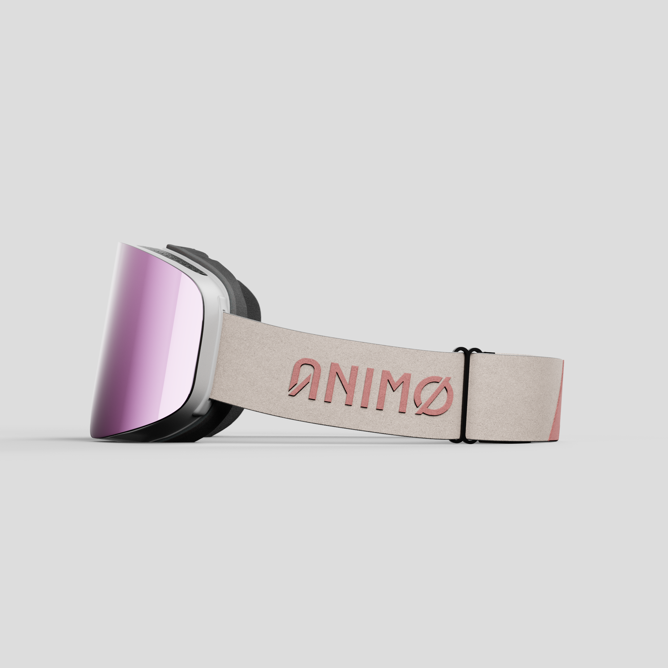 ANIMØ Coral Fox anti-fog beige-roze | Skibrille beige-rosa Anti-Fog
