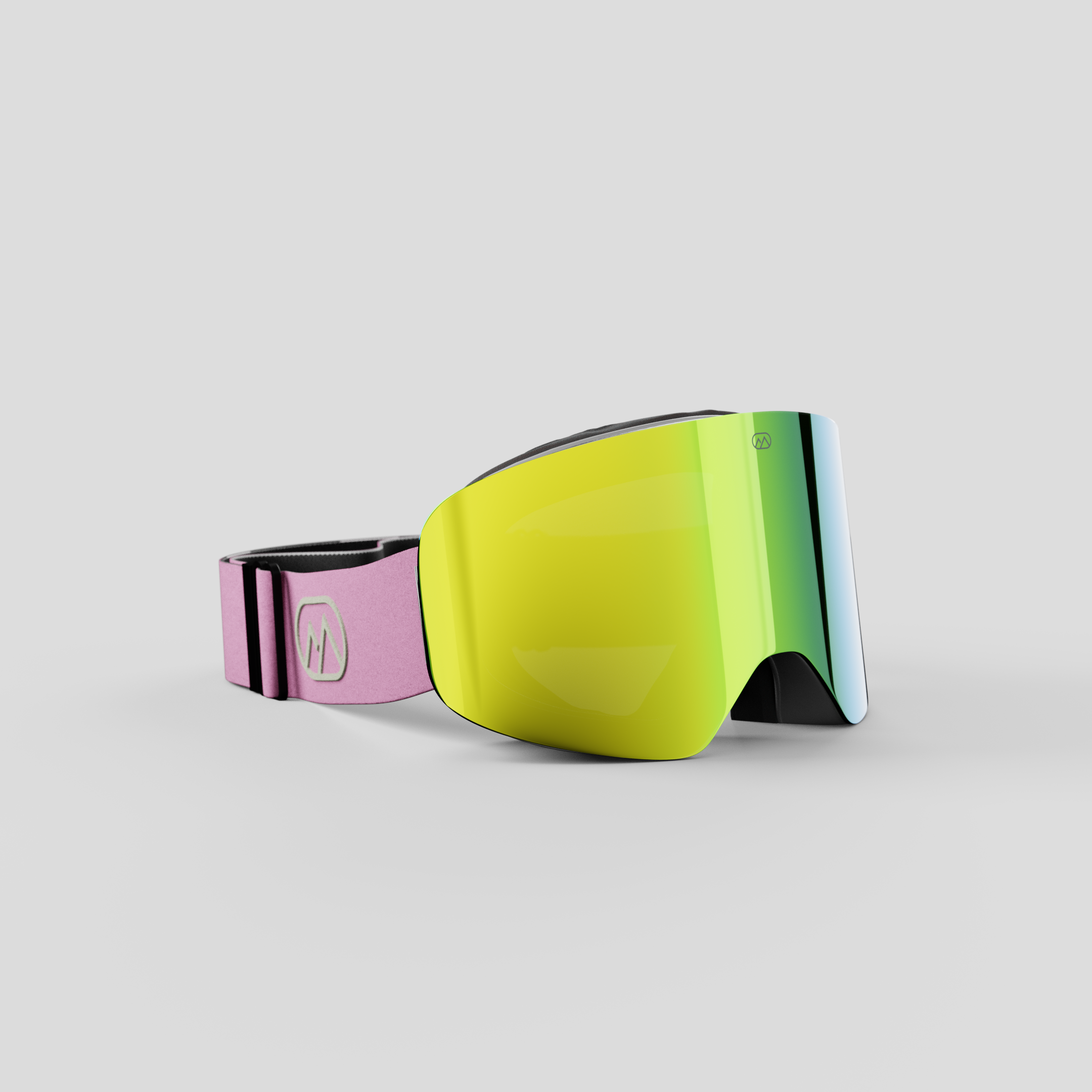 ANIMØ Pink Parrot UV-bescherming roze-groen | UV-Schutz Skibrille rosa-grün