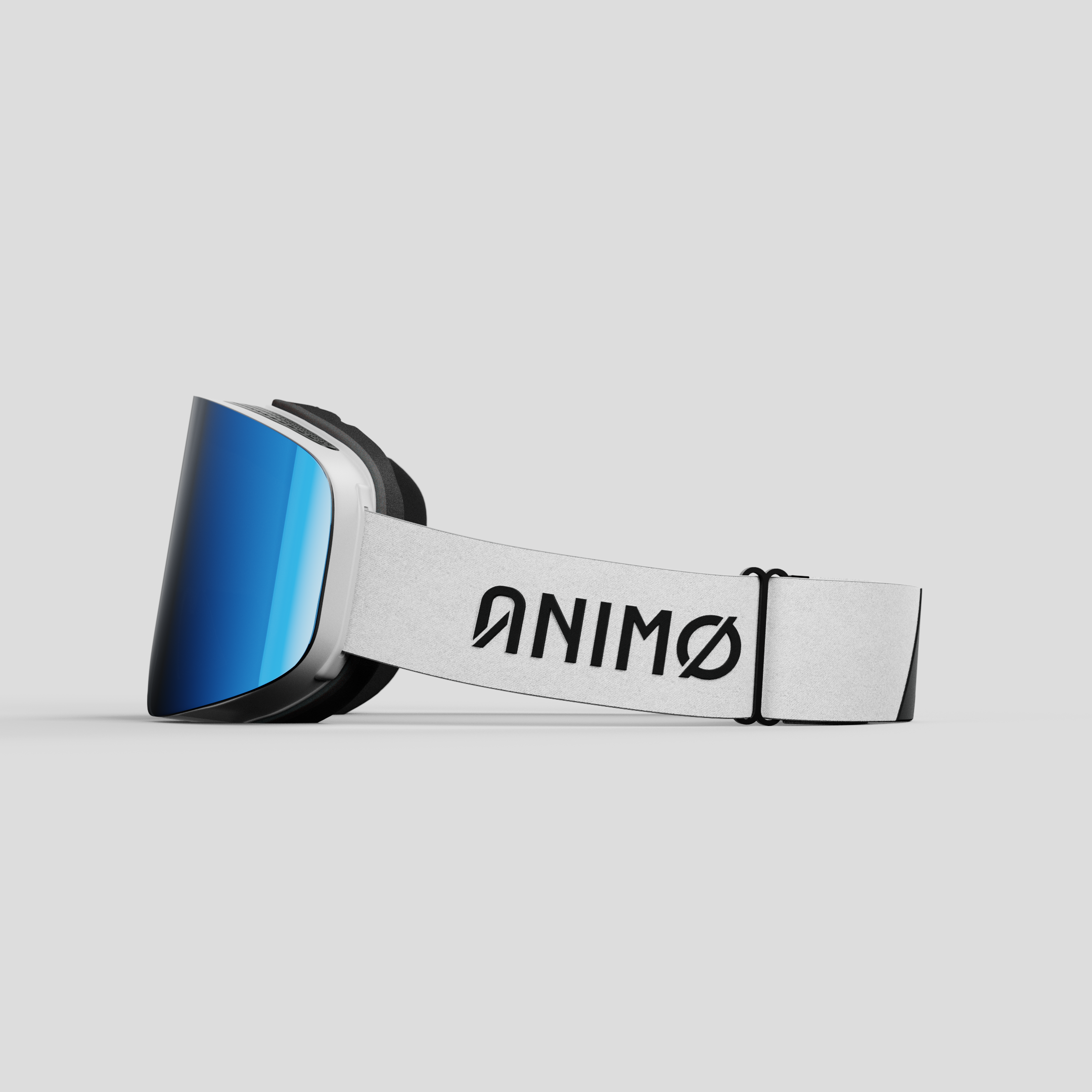 ANIMØ Icebear anti-fog wit | Skibrille weiß Anti-Fog