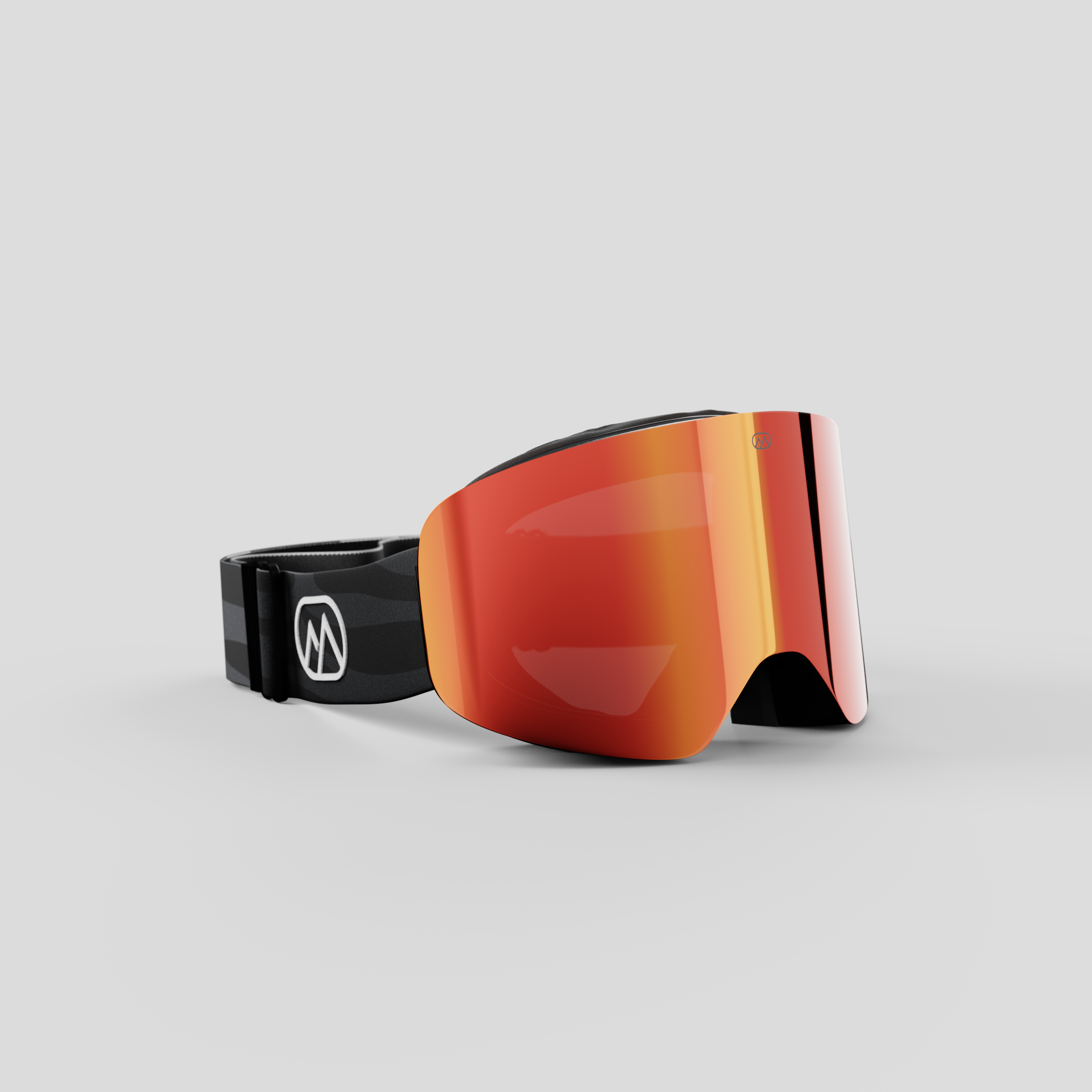 ANIMØ Black Tiger UV-bescherming zwart | UV-Schutz Skibrille schwarz