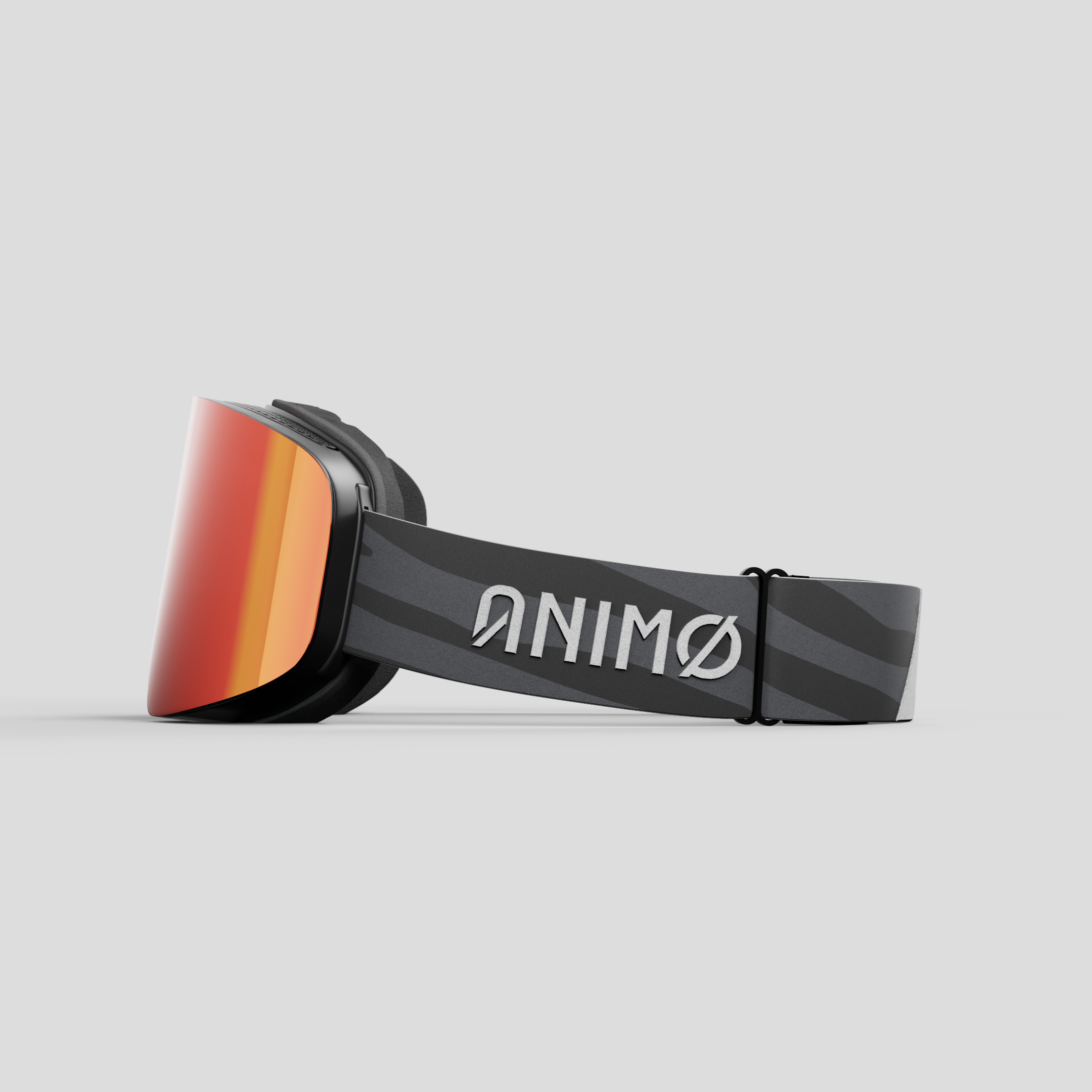 ANIMØ Black Tiger anti-fog zwart | Skibrille schwarz Anti-Fog