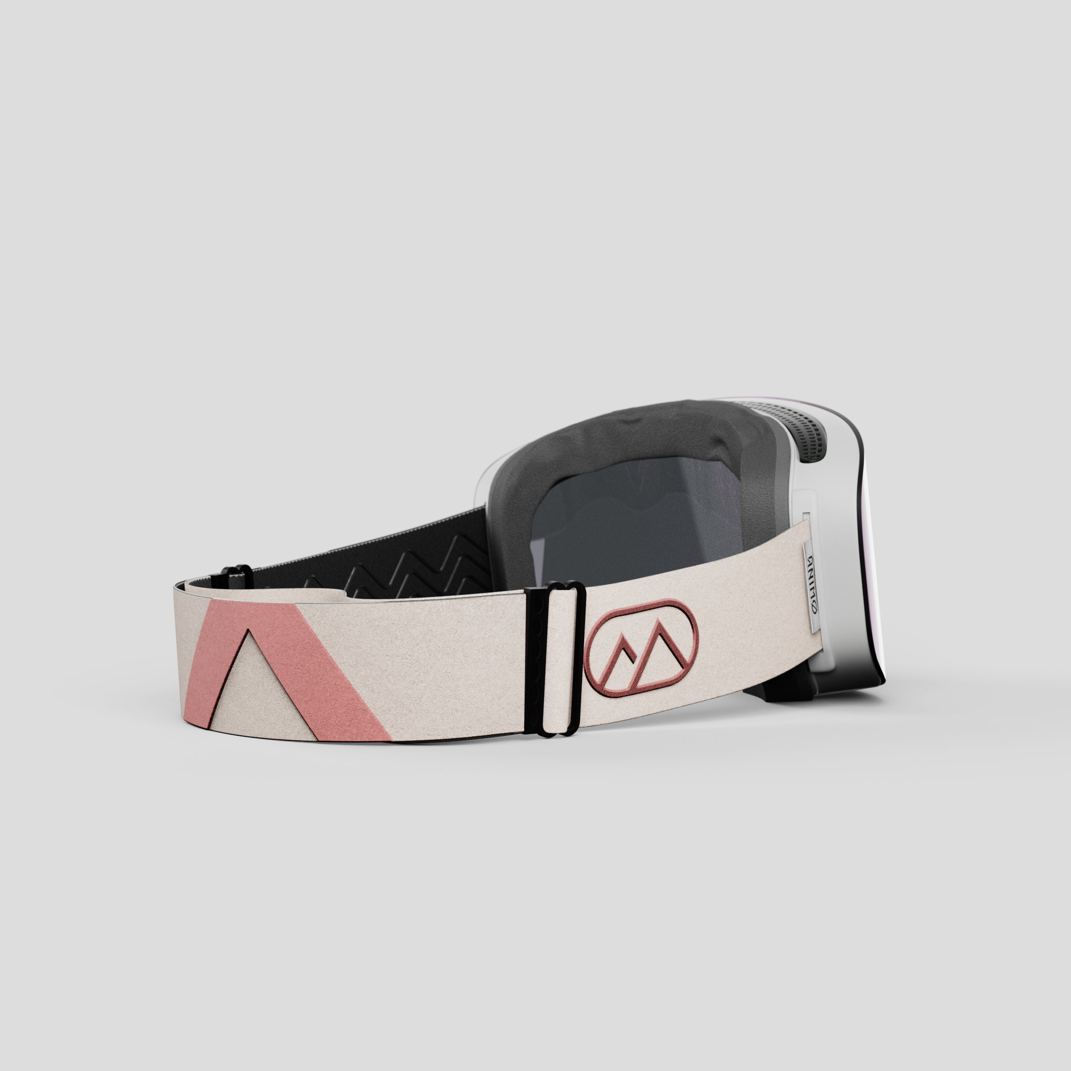 ANIMØ Coral Fox beige-roze skibril dames heren | beige-rosa Skibrille Damen Herren