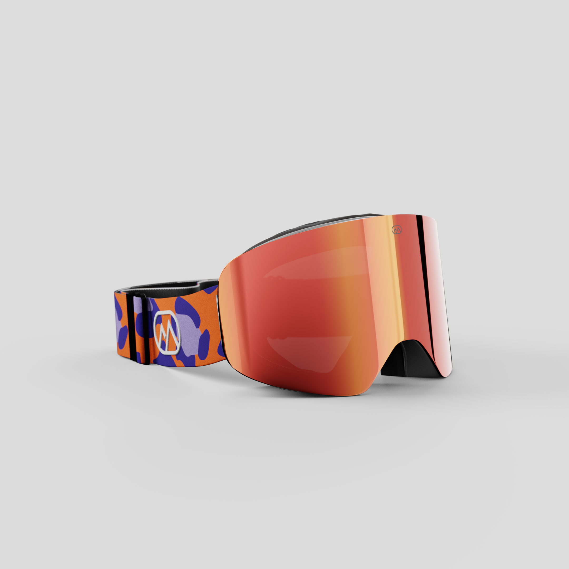 ANIMØ Orange Leopard UV-bescherming oranje | UV-Schutz Skibrille orange
