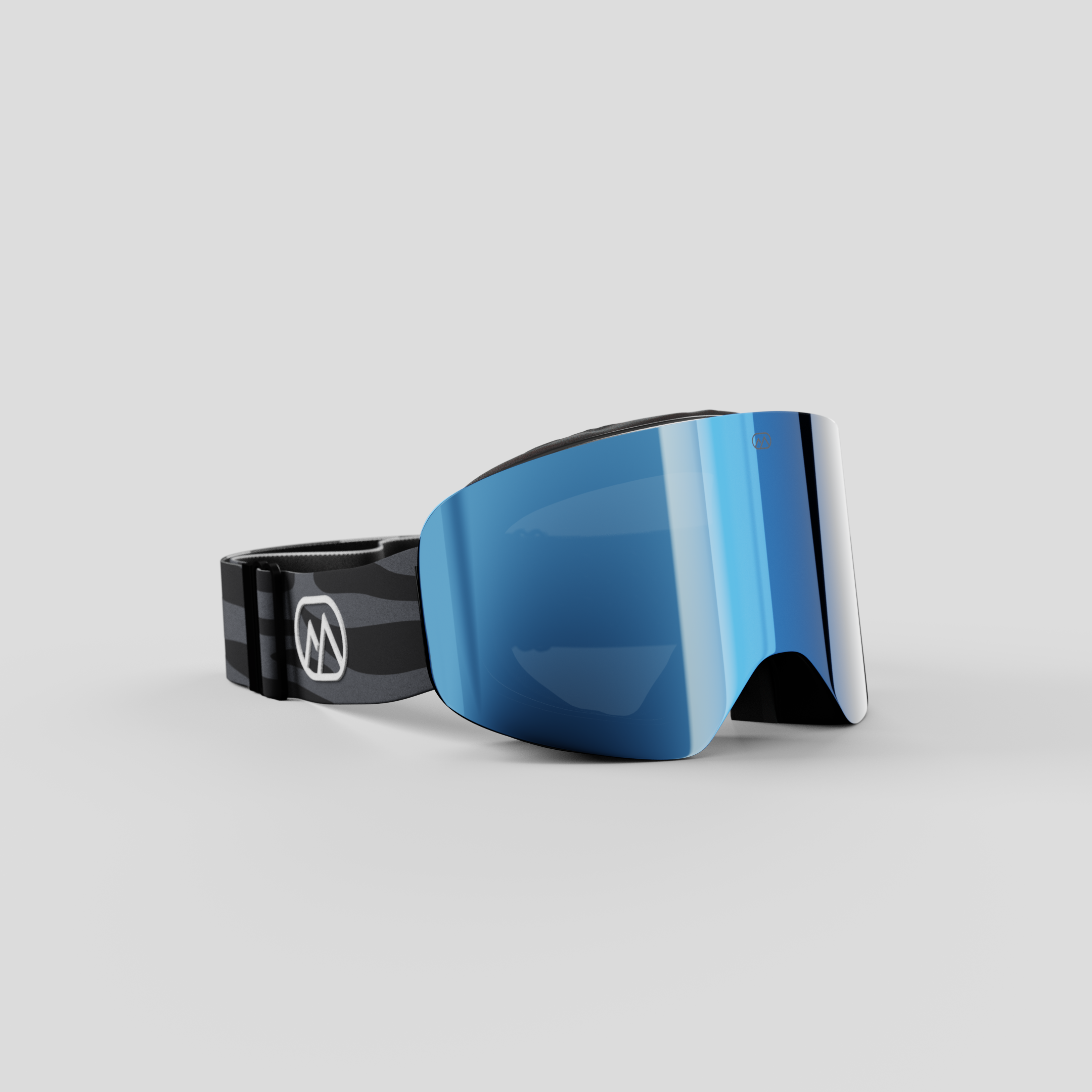 ANIMØ Black TIger UV-bescherming zwart | UV-Schutz Skibrille schwarz