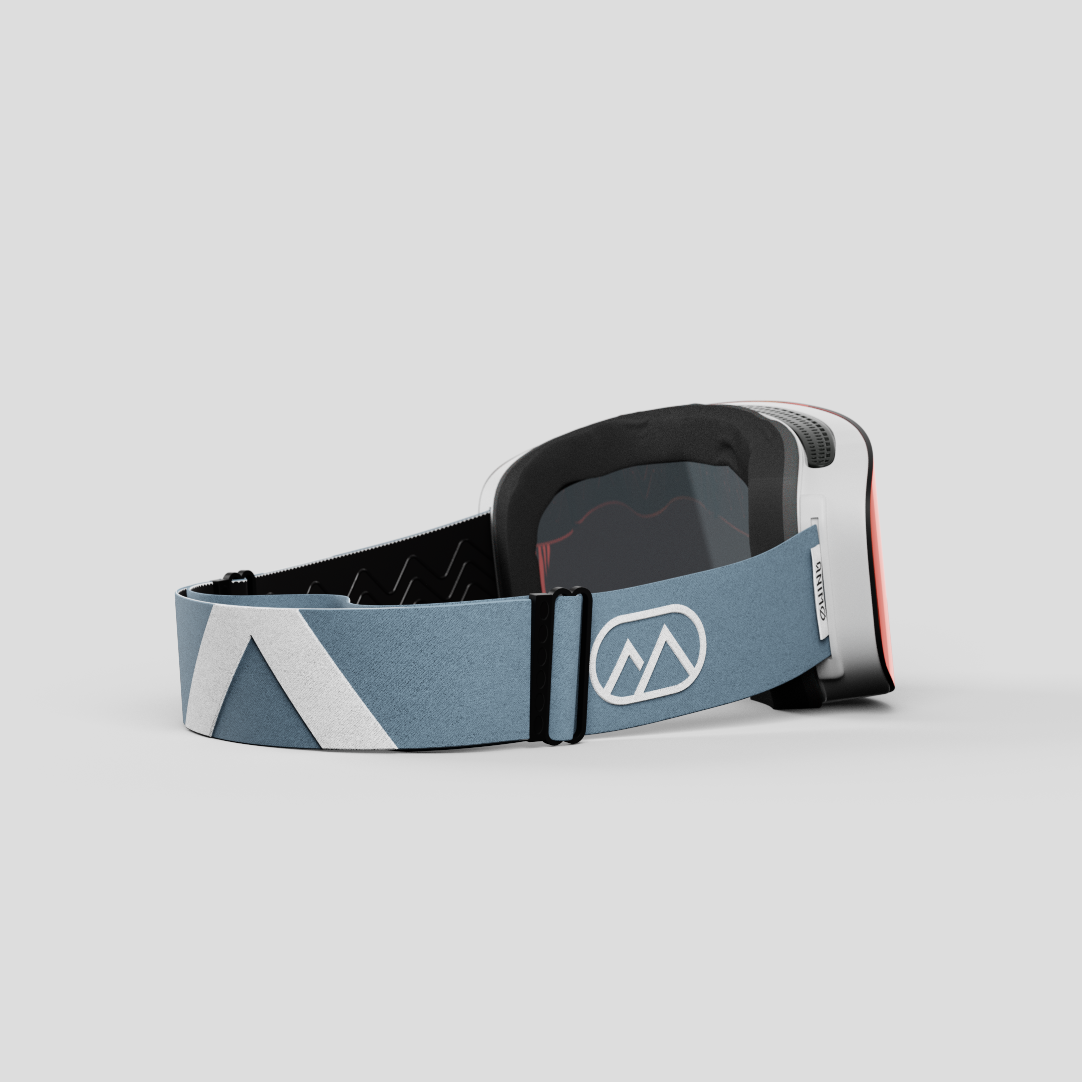 ANIMØ Hippo grijze skibril dames heren | graue Skibrille Damen Herren