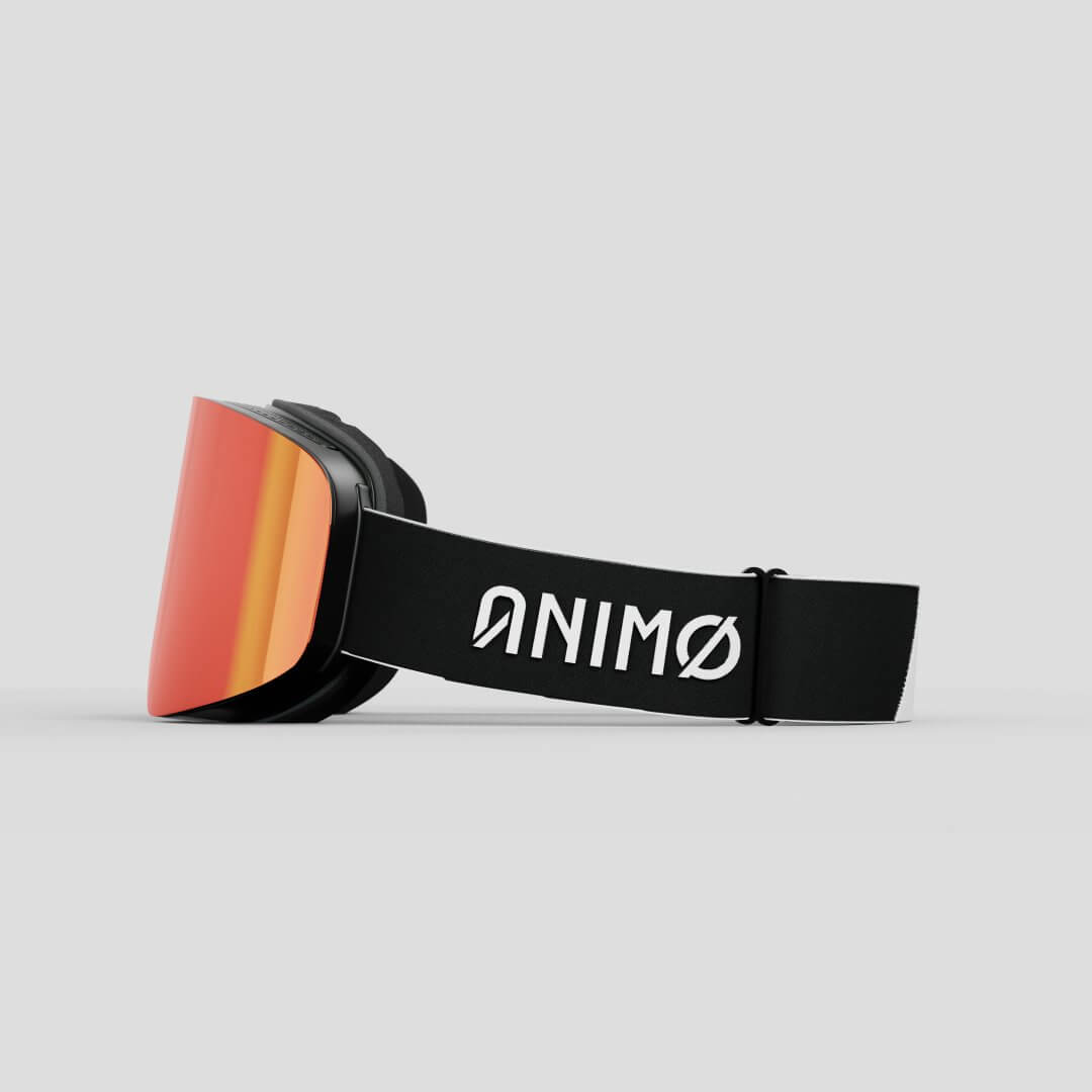 ANIMØ Black Mamba anti-fog zwart | Skibrille schwarz Anti-Fog