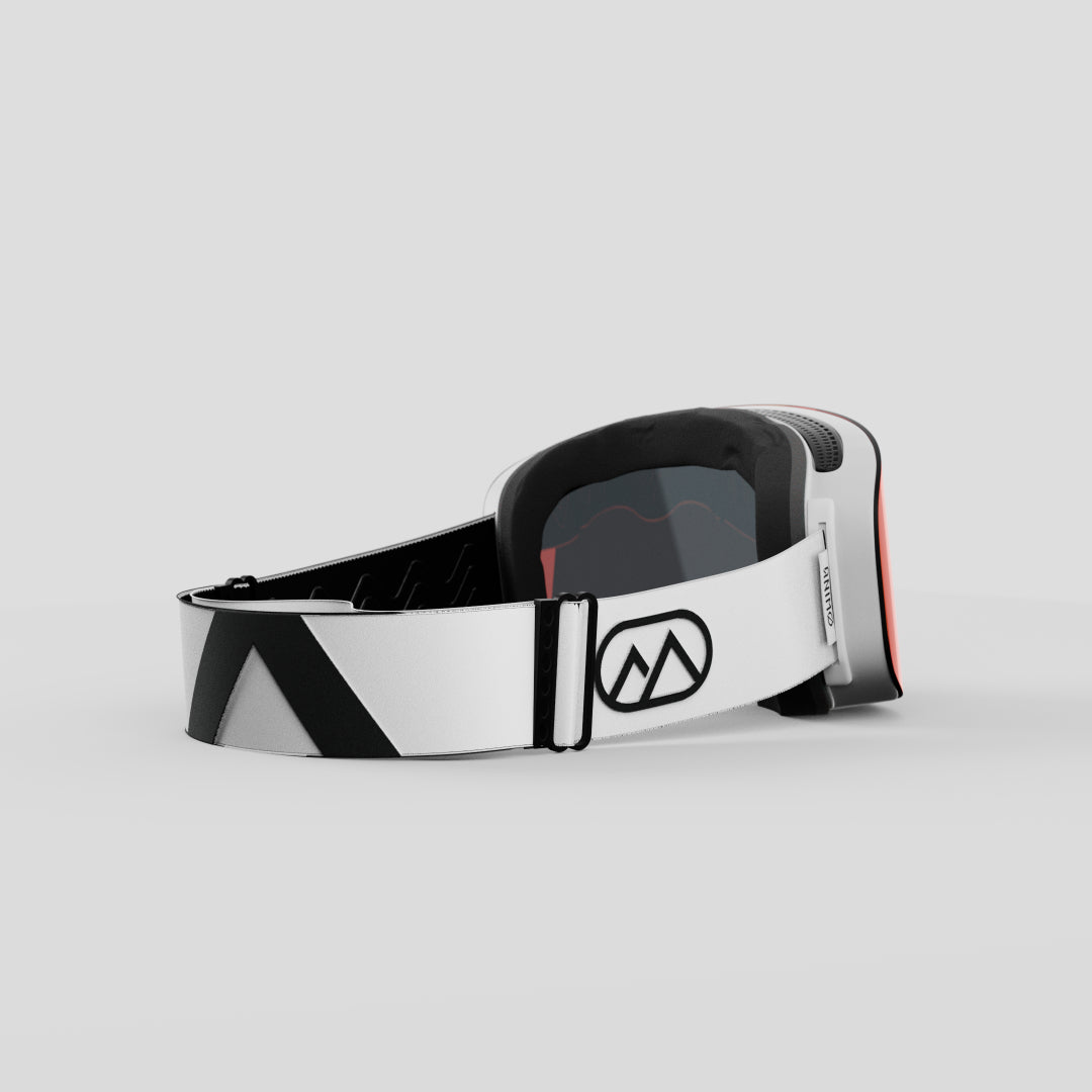 ANIMØ Icebear witte skibril dames heren | weiße Skibrille Damen Herren