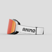 ANIMØ Icebear anti-fog wit | Skibrille weiß Anti-Fog