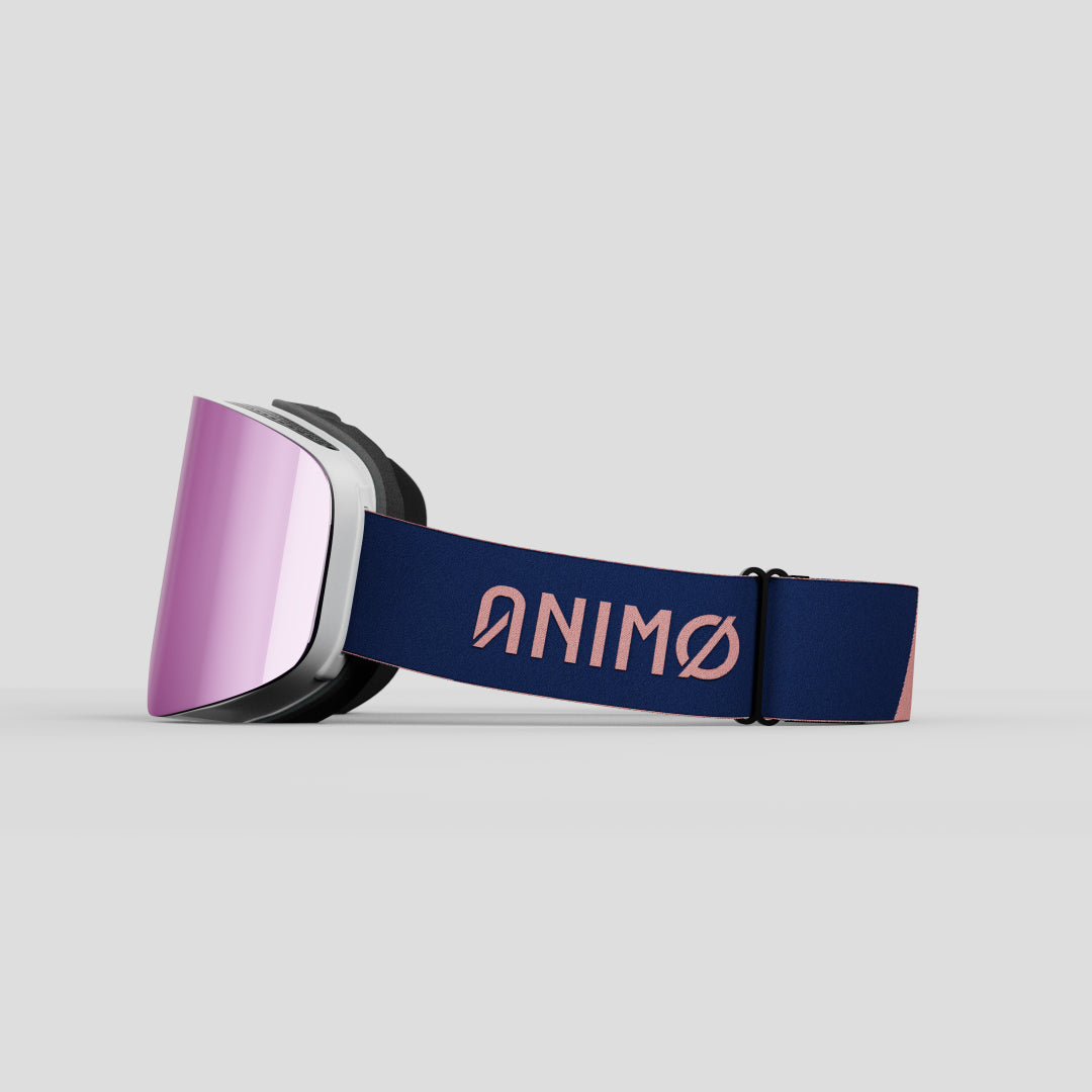 ANIMØ Unicorn anti-fog blauw-roze | Skibrille blau-rosa Anti-Fog