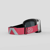 Skibril roze#lenskleur_zilver