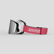 Skibril roze#lenskleur_zilver