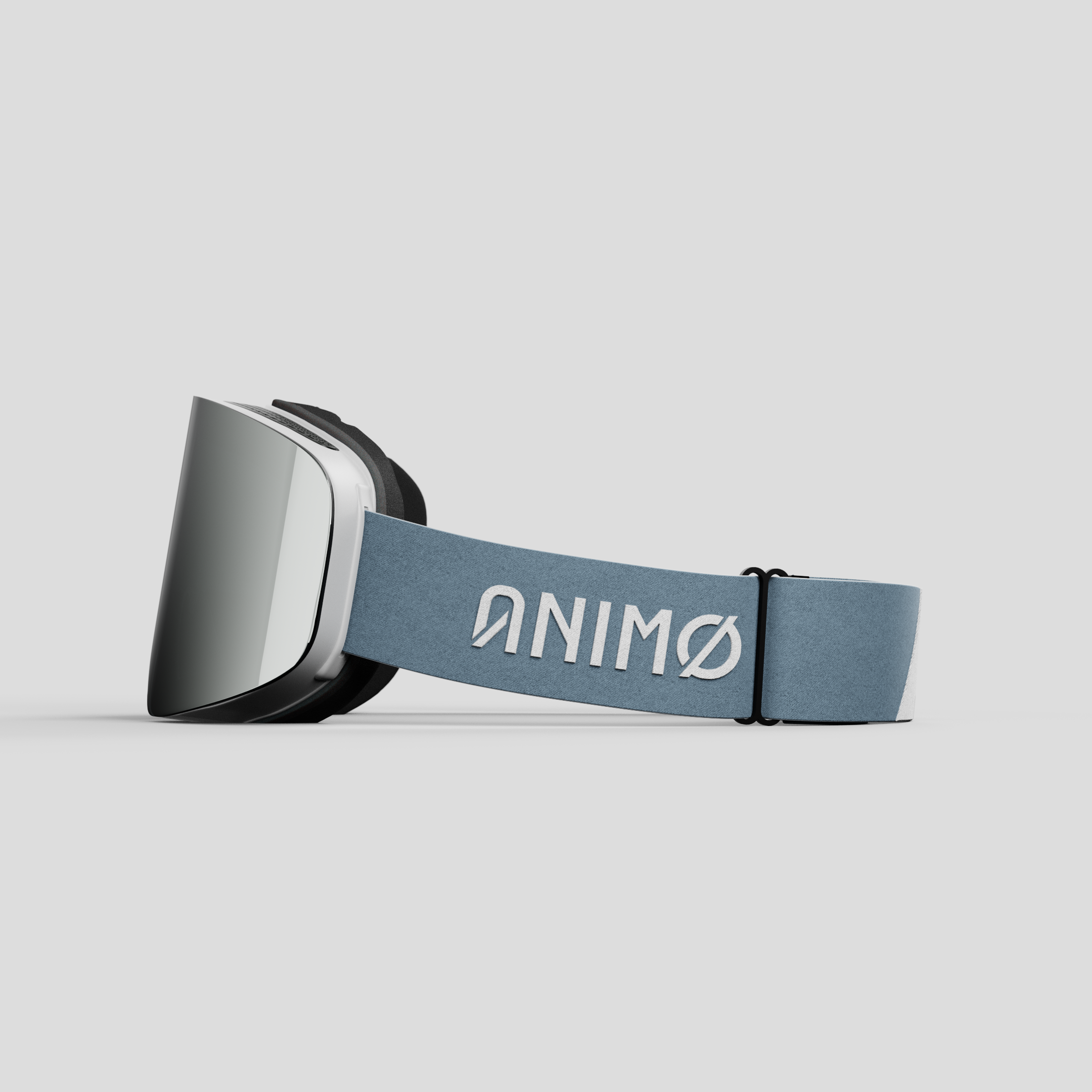 Skibril grijs#lenskleur_zilver