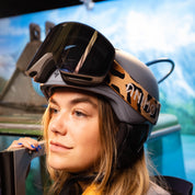 Skibril dames#lenskleur_zwart